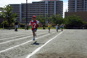 写真:リレーの様子