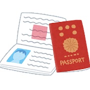 护照的插图