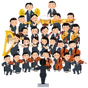 Illustration of an orchestra