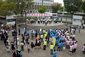 写真：東京学館浦安高等学校吹奏楽部の演奏の様子