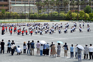 応援合戦の様子