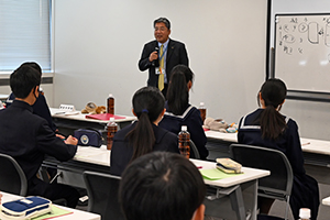 写真：市長講話の様子